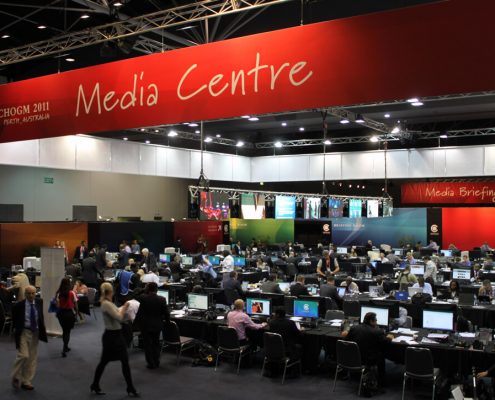 media centre CHOGM