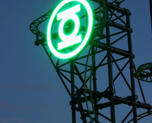 Green Lantern LED Signage