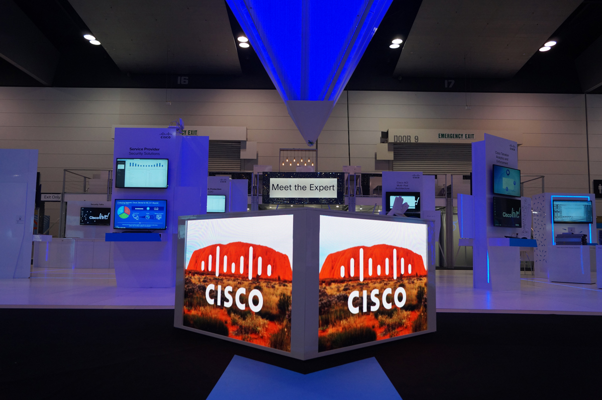 Clifton-Productions-Cisco-Live-3 Cisco Custom LED Display