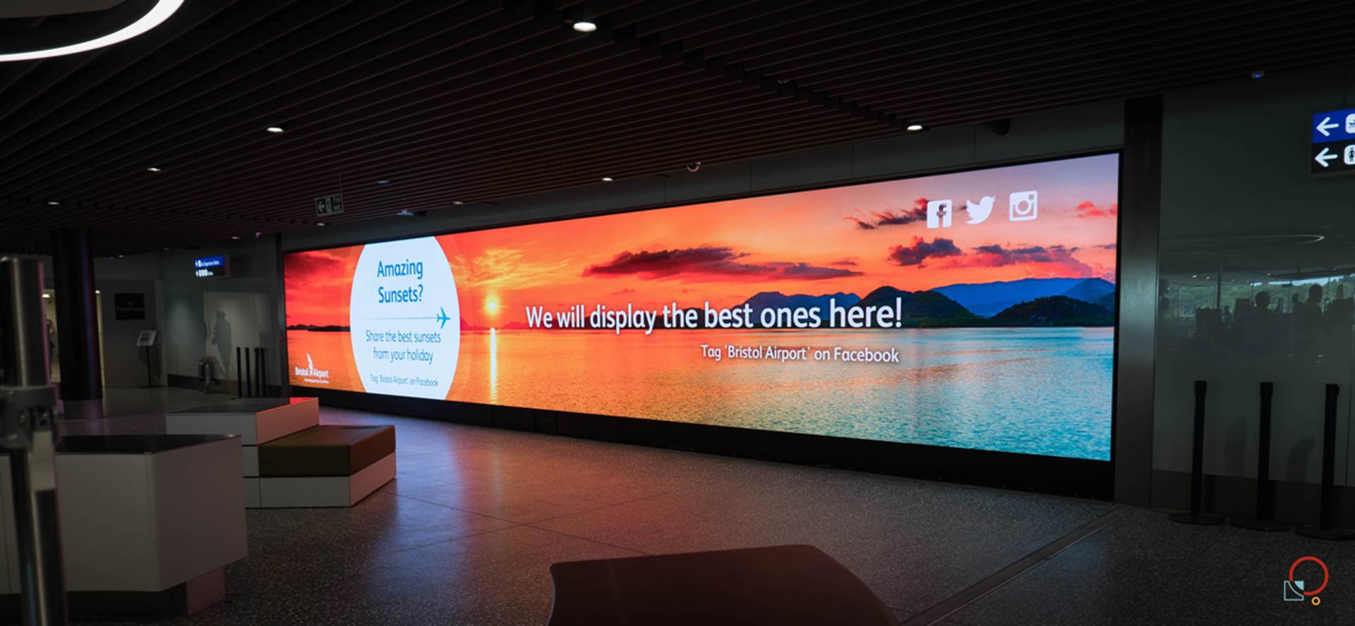 Bristol Airport-2 Bristol Airport has a Facebook tag