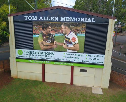 Toowoombah Tom Allen Memorial Field LED Screen Digital Scoreboard