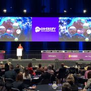 stage LED screen on stage large custom LED screen