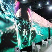 2024_SwimTrials_3 VuePix Infiled - AR Serie LED super screen. Set up for the Swimming Australia Olympic & Paralympic trials 2024